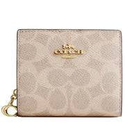 Buy Coach Snap Wallet In Signature Canvas in Sand/ Chalk CW789 Online in Singapore | PinkOrchard.com