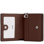 Buy Coach Snap Wallet In Signature Canvas With Banana Print in Khaki/ Dark Saddle CR942 Online in Singapore | PinkOrchard.com