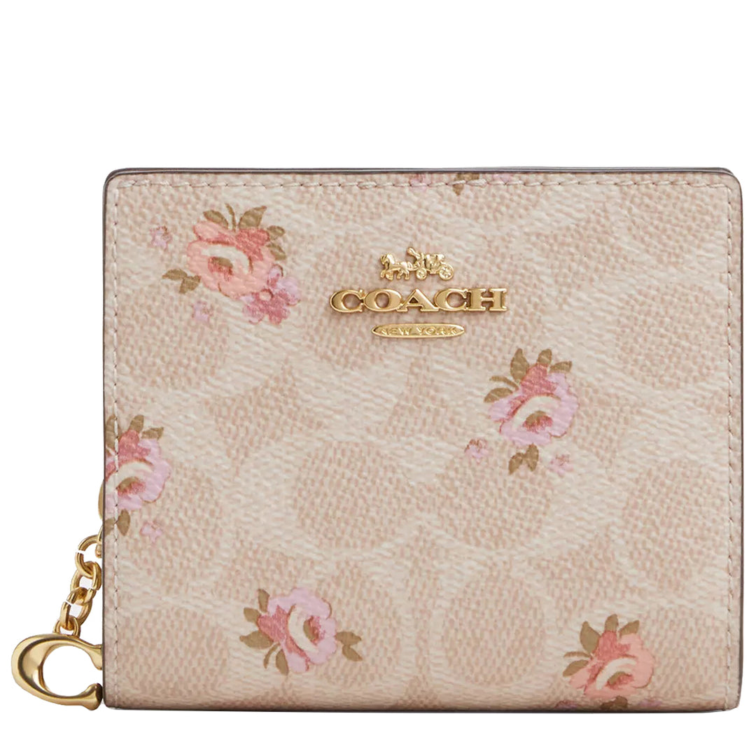 【COACH】二つ折り財布 Snap Wallet /Floral Print 公式】コーチアウトレット | スナップ ウォレット・フローラル