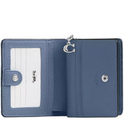 Interior View of Coach Snap Wallet - Indigo CAP07