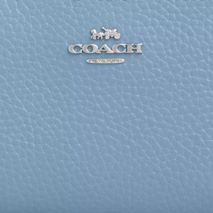 Closeup of Coach Snap Wallet - Pool CBO77