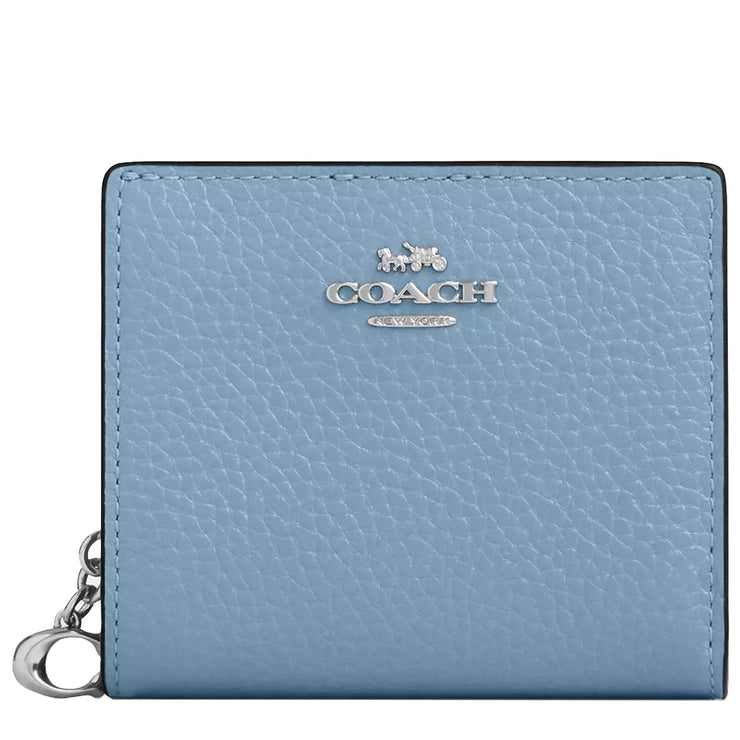 Front View of Coach Snap Wallet - Pool CBO77