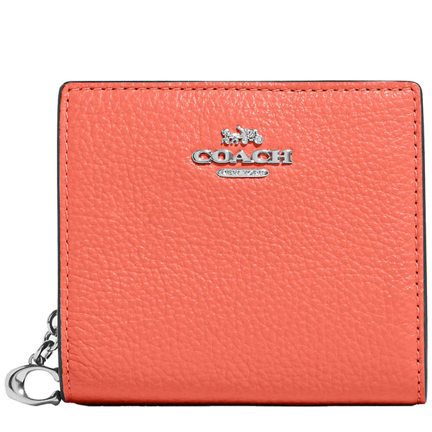 Coach Snap Wallet in Tangerine C2862