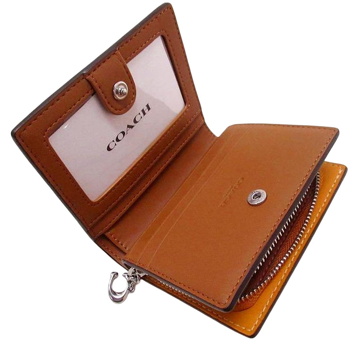 Interior View of Coach Snap Wallet With Floral Print - Chalk/ Buttercup Multi CBO76