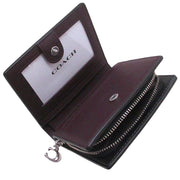 Inside View of Coach Snap Wallet With Floral Print - Chalk/ Black Multi CBO76