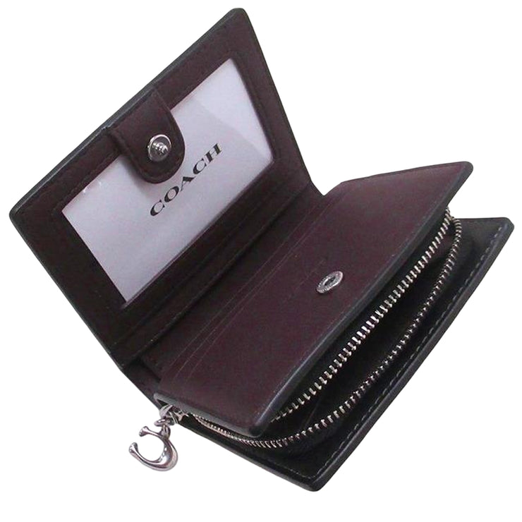 Inside View of Coach Snap Wallet With Floral Print - Chalk/ Black Multi CBO76