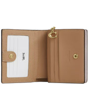 Interior View of Coach Snap Wallet With Shell Print - Chalk Multi CBO73