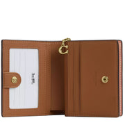 Interior View of Coach Snap Wallet With Shell Print - Coral/ Sunrise CBO73