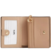 Interior View of Coach Snap Wallet With Signature Canvas - Dark Natural Multi CAP12