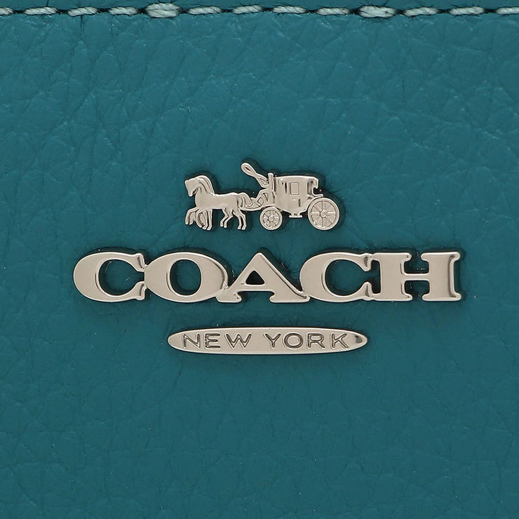 Coach Snap Wallet in Teal C2862