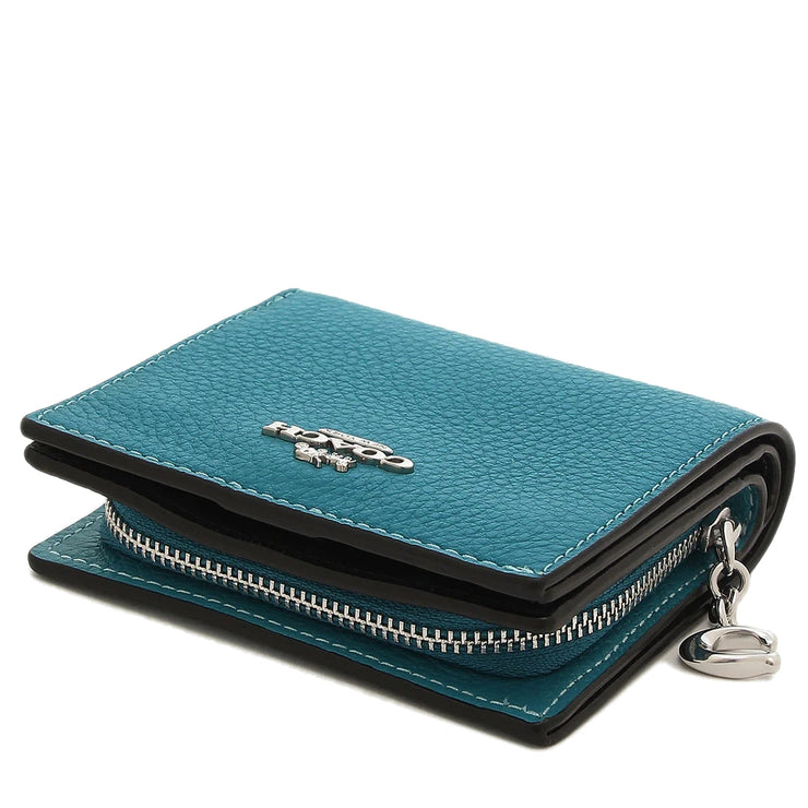 Coach Snap Wallet in Teal C2862