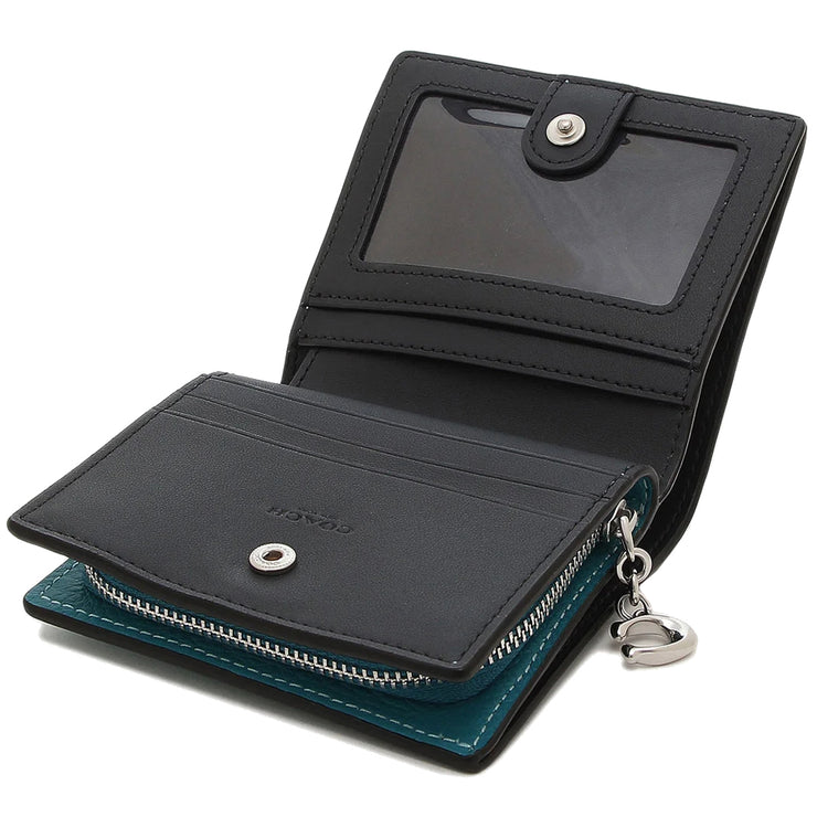 Coach Snap Wallet in Teal C2862