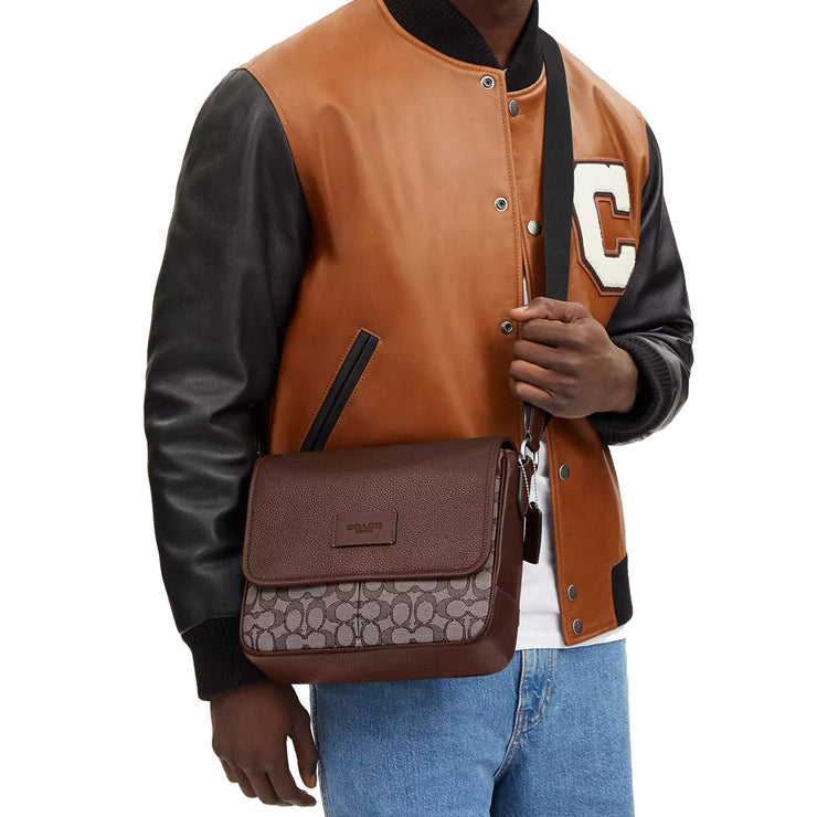 Buy Coach Sprint Map Bag 25 In Signature Jacquard in Oak/ Maple CE534 Online in Singapore | PinkOrchard.com