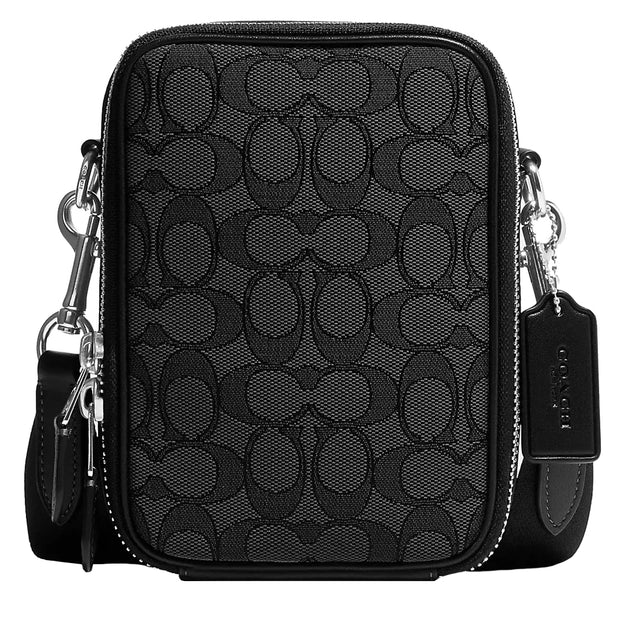 Buy Coach Stanton Crossbody Bag In Signature Jacquard in Charcoal/ Black CH097 Online in Singapore | PinkOrchard.com