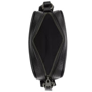 Interior View of Coach Sullivan Crossbody Bag In Signature Canvas - Charcoal/ Black CAT78