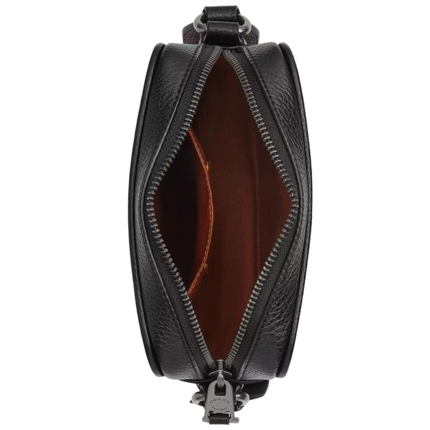 Interior View of Coach Sullivan Crossbody Bag In Signature Canvas - Walnut/ Black CAT78