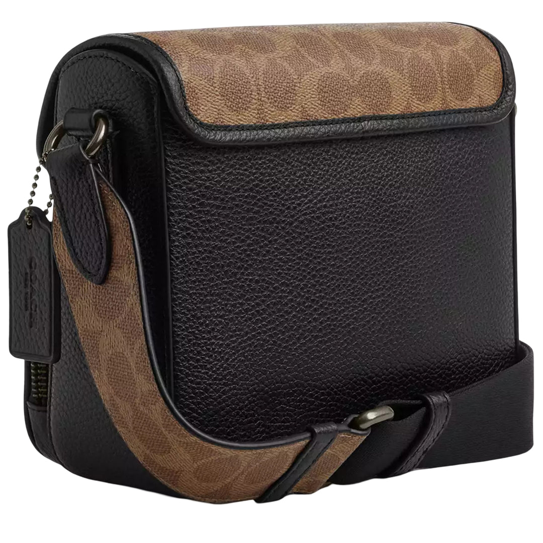 Coach Sullivan Flap Crossbody Bag In Signature Canvas CZ396 - Tan