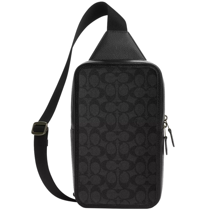 Buy Coach Sullivan Pack Bag In Signature Canvas in Charcoal/ Black CZ397 Online in Singapore | PinkOrchard.com