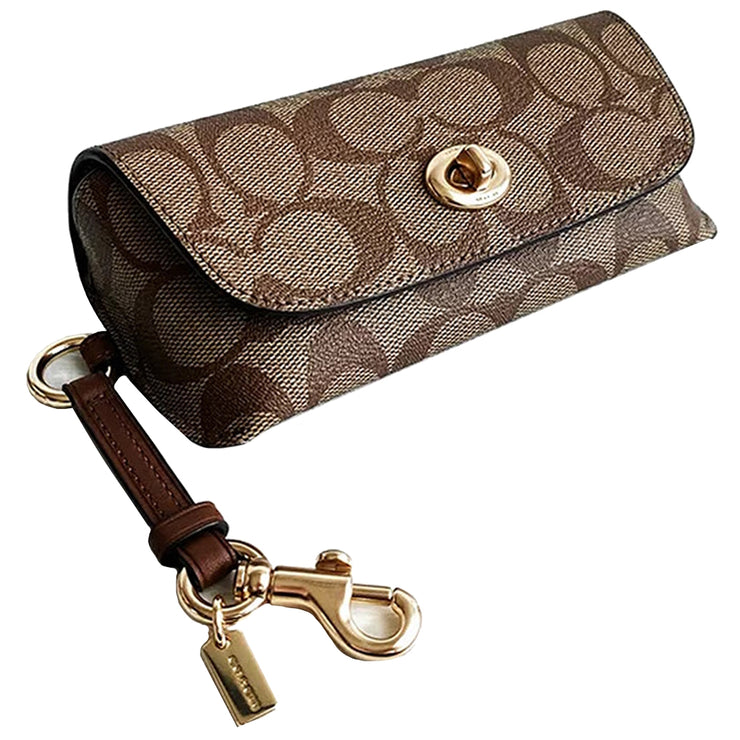 Buy Coach Sunglass Case In Signature Canvas in Khaki 73639 Online in ...
