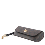 Buy Coach Sunglass Case In Signature Canvas in Brown/ Black 73639 Online in Singapore | PinkOrchard.com