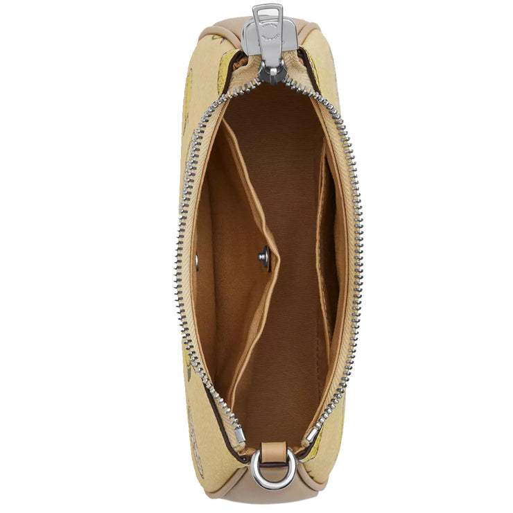 Interior View of Coach Teri Mini Crossbody Bag With Lemon Print - Garden Glade Multi CAL21