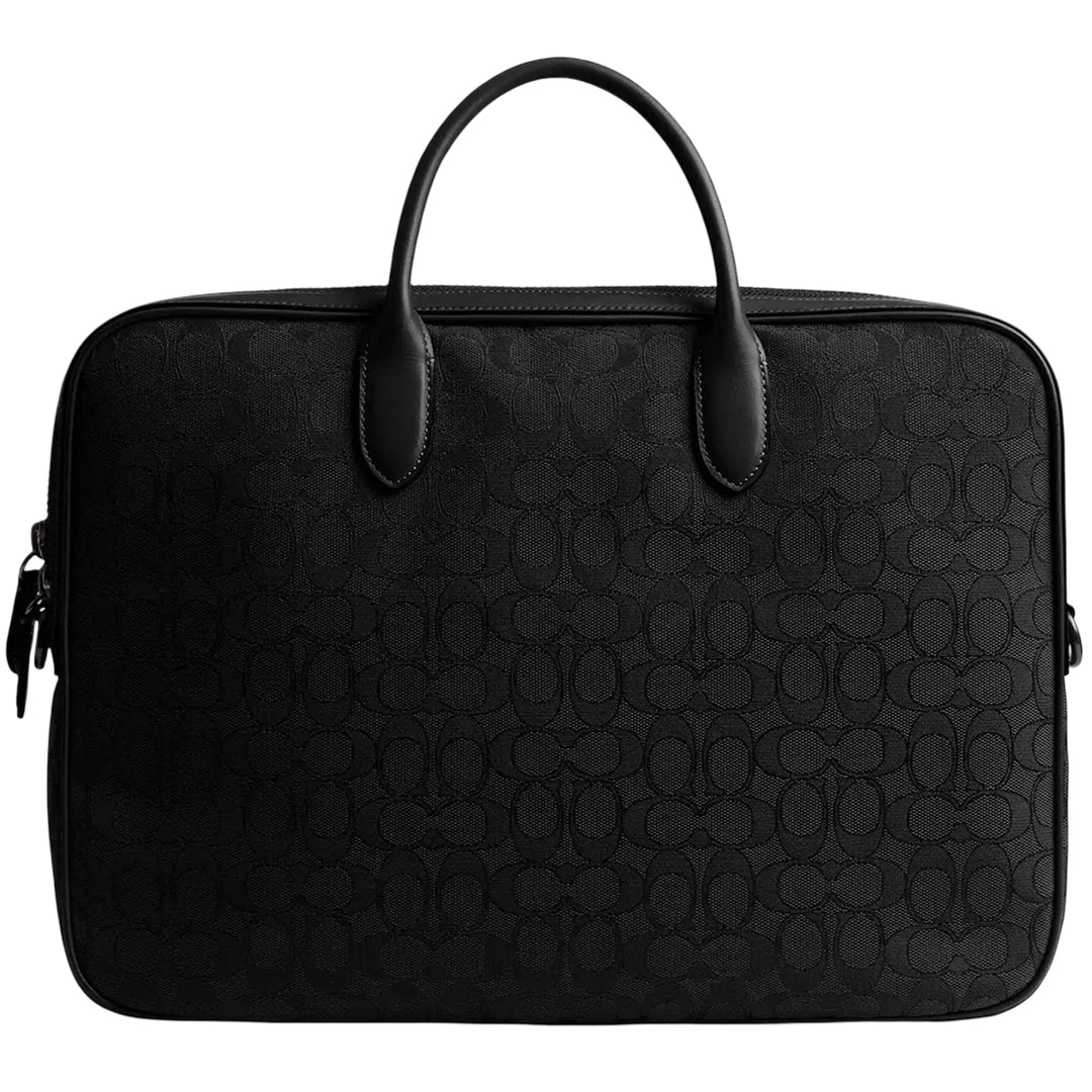 Coach Theo Work Bag In Signature Jacquard CAK97 | Designer Bags