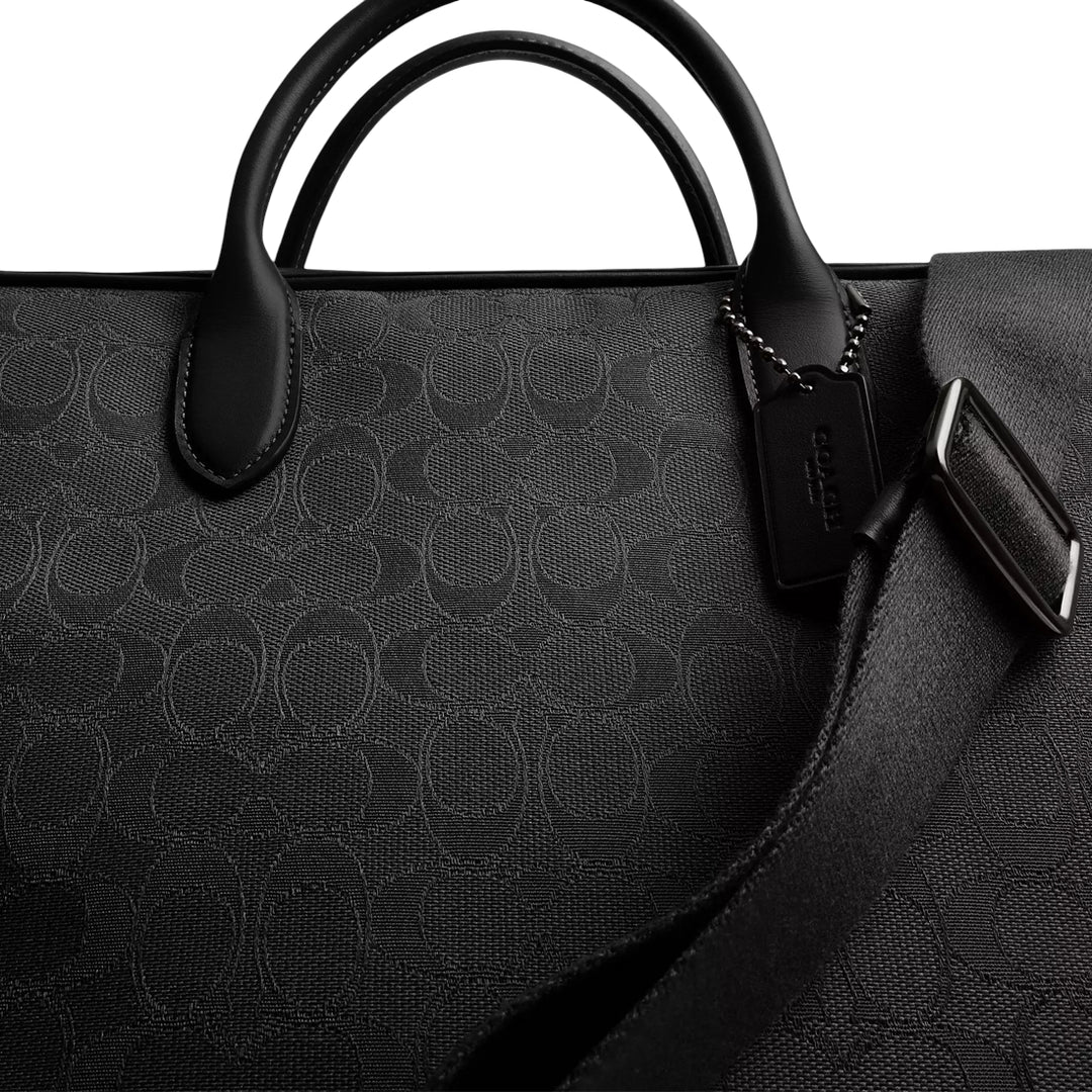 Coach Theo Work Bag In Signature Jacquard CAK97 | Designer Bags