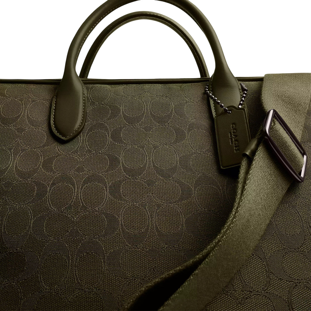 Coach Theo Work Bag In Signature Jacquard CAK97 | Designer Bags