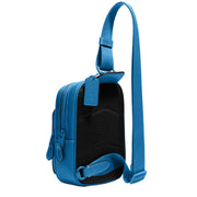 Coach Track Pack Bag 14 In Signature Leather in Blue Jay CH072