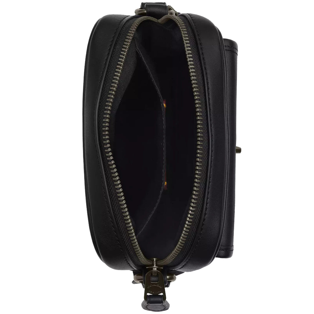 Coach Turnlock Crossbody Bag In Signature Canvas | Designer Bags