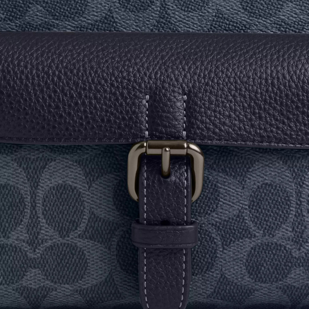 Buy Coach Warner Crossbody Bag In Signature Canvas in Denim