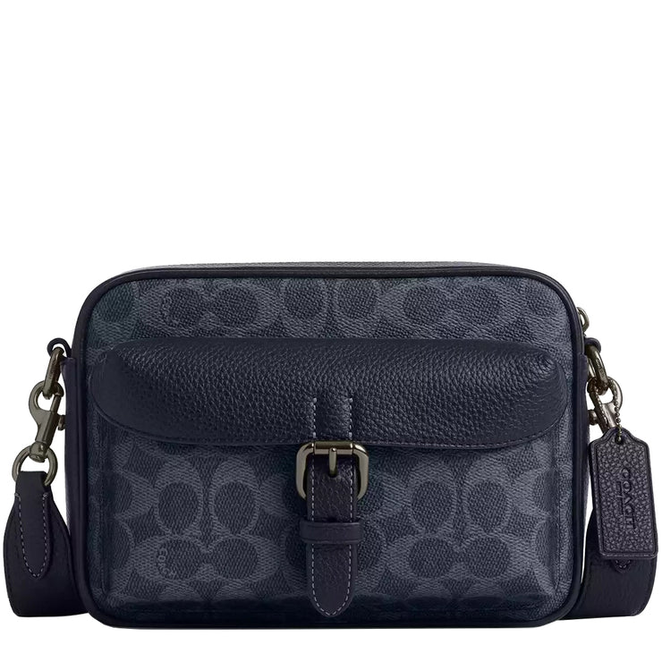 Buy Coach Warner Crossbody Bag In Signature Canvas in Denim/ Midnight Navy CW217 Online in Singapore | PinkOrchard.com
