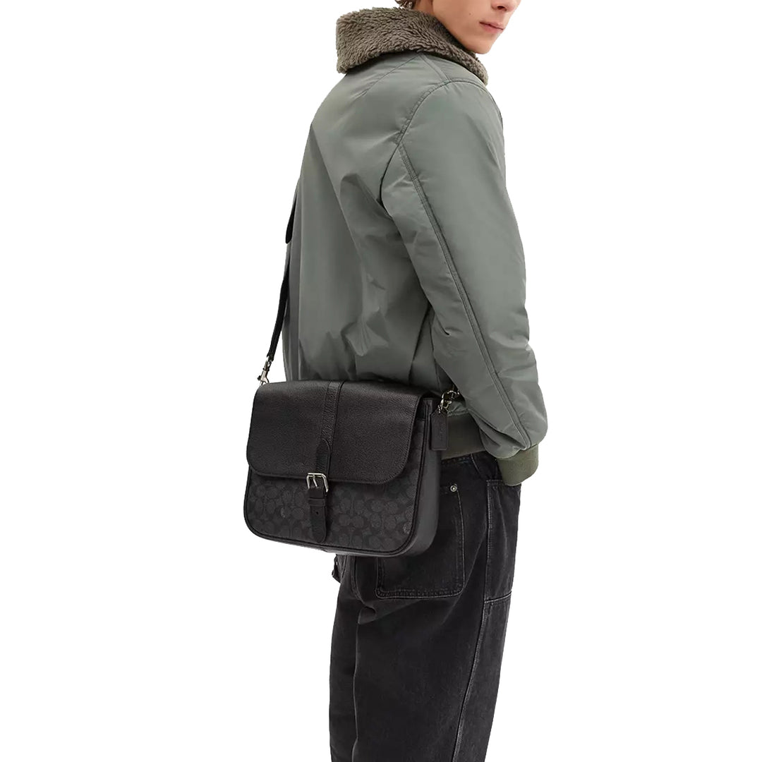 Buy Coach Warner Messenger Bag In Signature Canvas in
