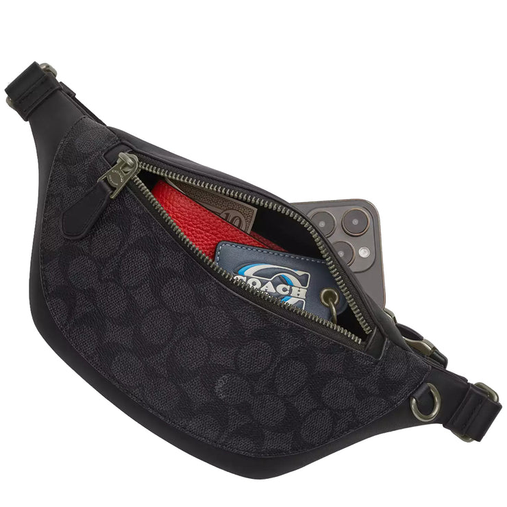 Buy Coach Warren Mini Belt Bag In Signature Denim in Black CAJ43 Online in Singapore | PinkOrchard.com