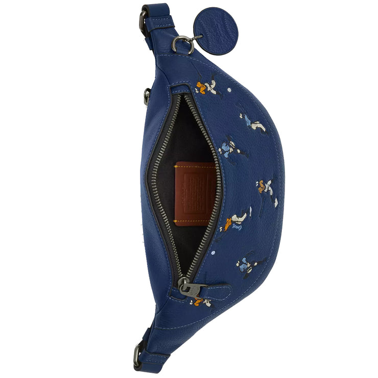 Buy Coach Warren Mini Belt Bag With Baseball Print in Deep Blue Multi CAX43 Online in Singapore | PinkOrchard.com
