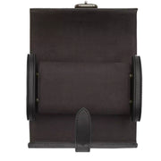 Interior View of Coach Watch Case In Signature Canvas - Charcoal/ Black CAQ80