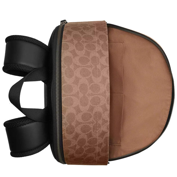 Buy Coach West Backpack Bag In Blocked Signature Canvas in Sand/ Tan CAB59 Online in Singapore | PinkOrchard.com