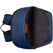 Interior View of Coach West Backpack Bag In Colorblock Signature Canvas - Charcoal/ Deep Blue CAX44