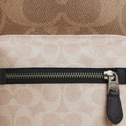 Buy Coach West Pack Bag In Blocked Signature Canvas in Sand/ Tan CAB60 Online in Singapore | PinkOrchard.com