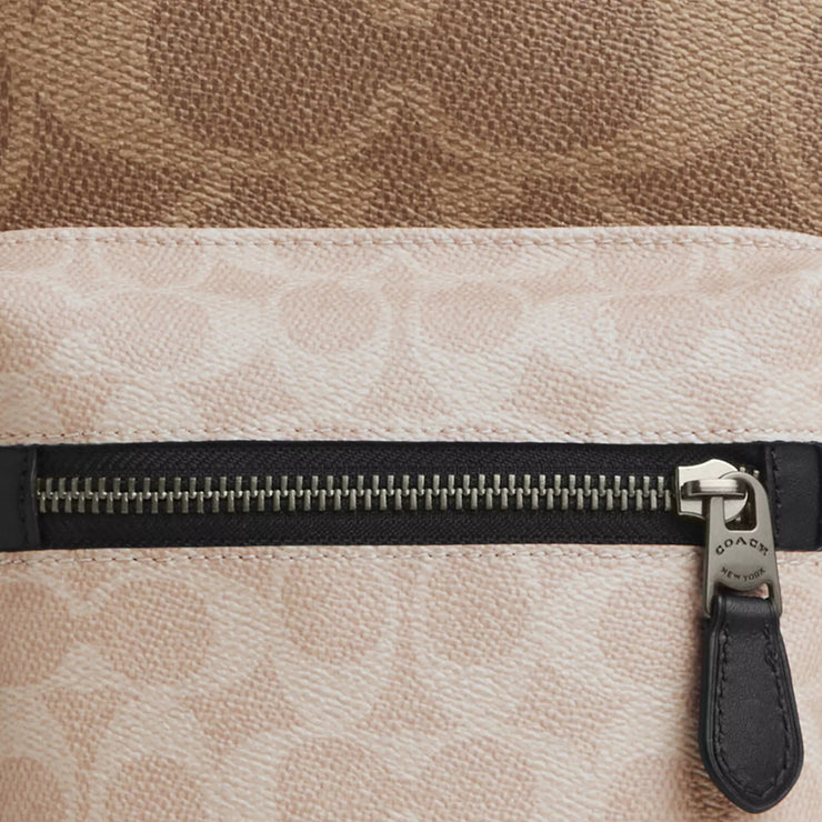 Buy Coach West Pack Bag In Blocked Signature Canvas in Sand/ Tan CAB60 Online in Singapore | PinkOrchard.com