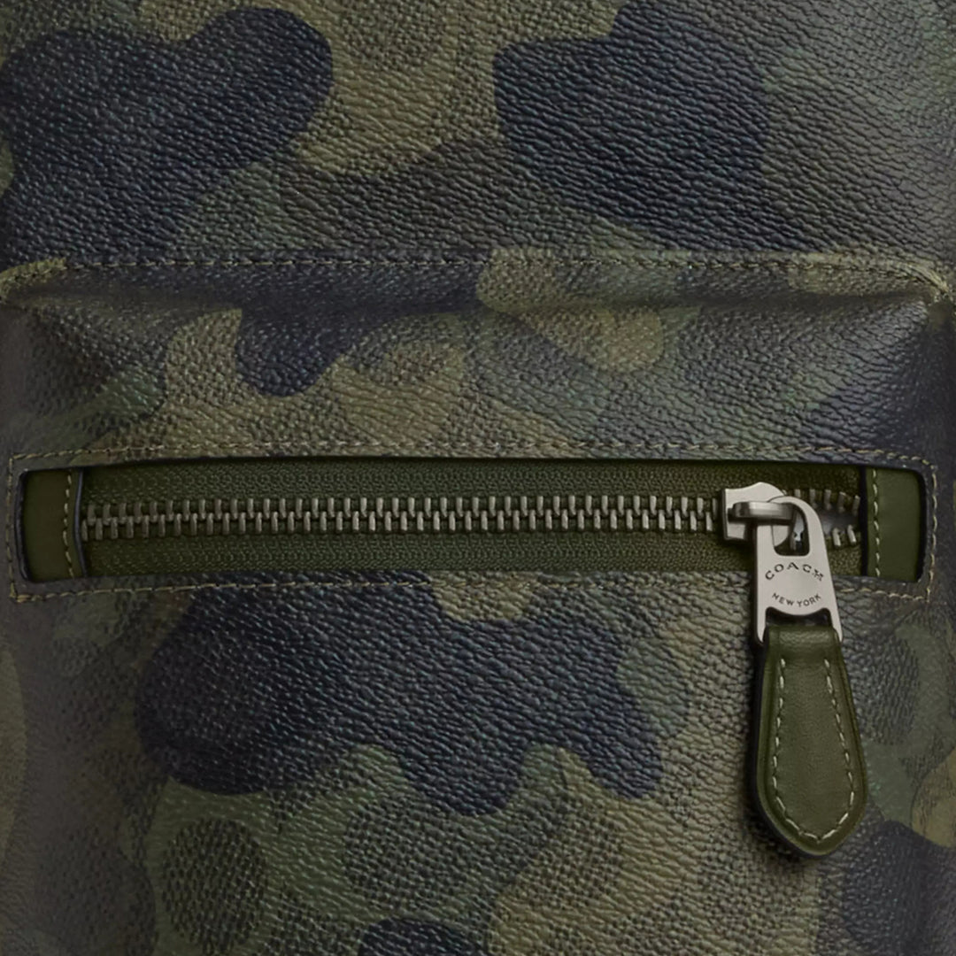 Buy Coach West Pack Bag In Signature Camo Print in Dark