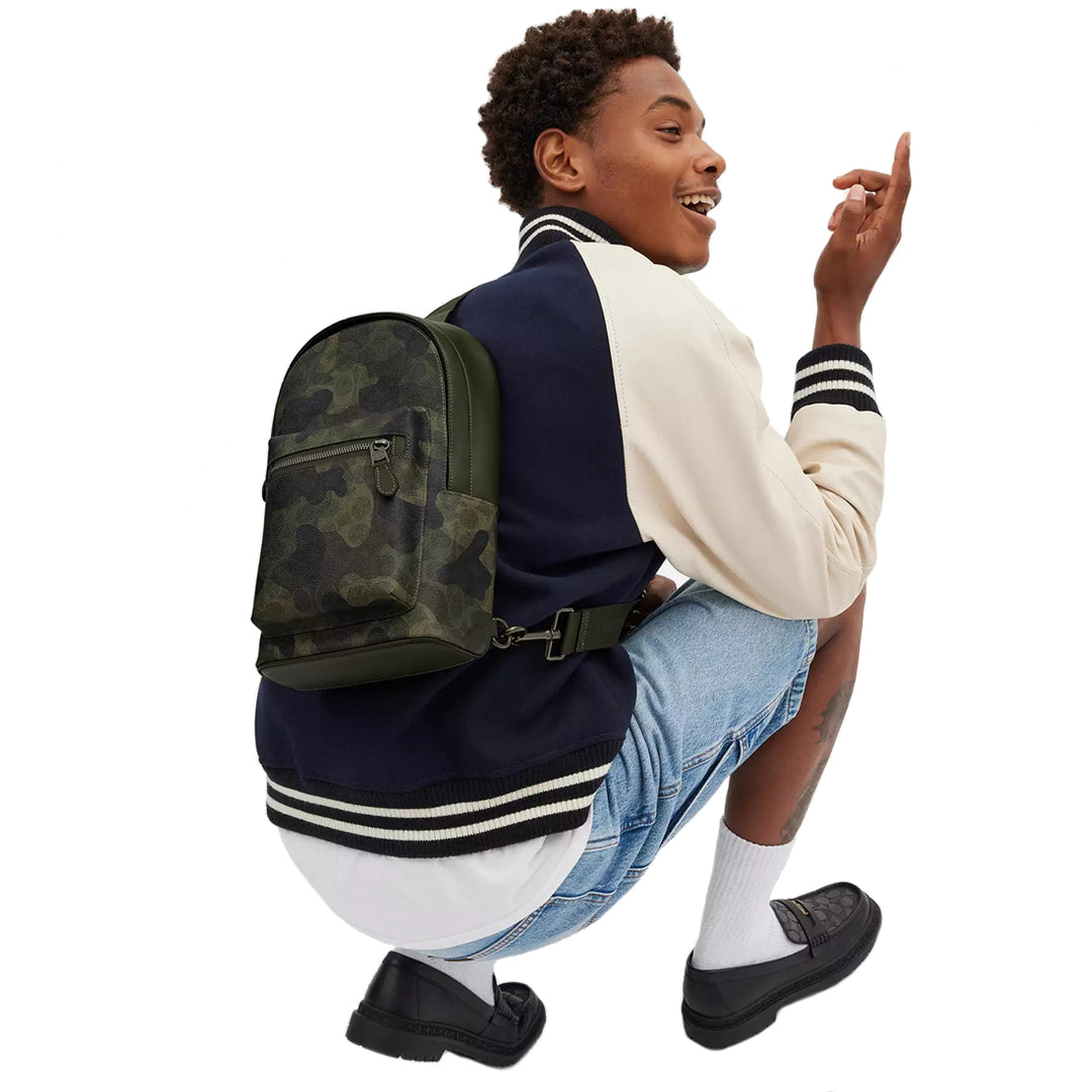 Buy Coach West Pack Bag In Signature Camo Print in Dark Shamrock Multi CW312 Online in Singapore