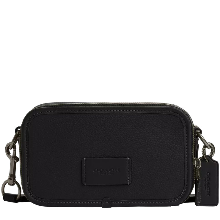Front View of Coach Wyatt Crossbody Bag - Black CM113