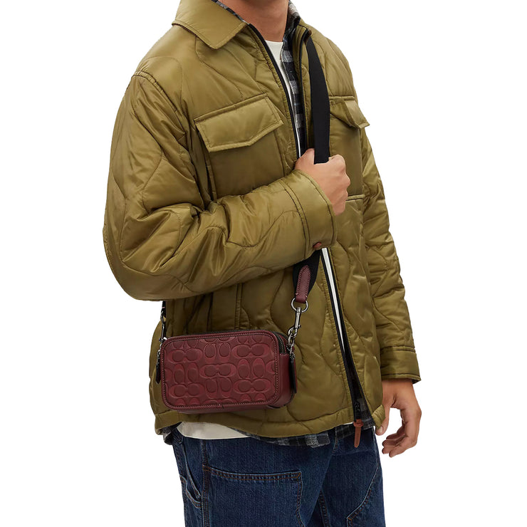 Buy Coach Wyatt Crossbody Bag In Signature Leather in Wine Multi CM153 Online in Singapore | PinkOrchard.com