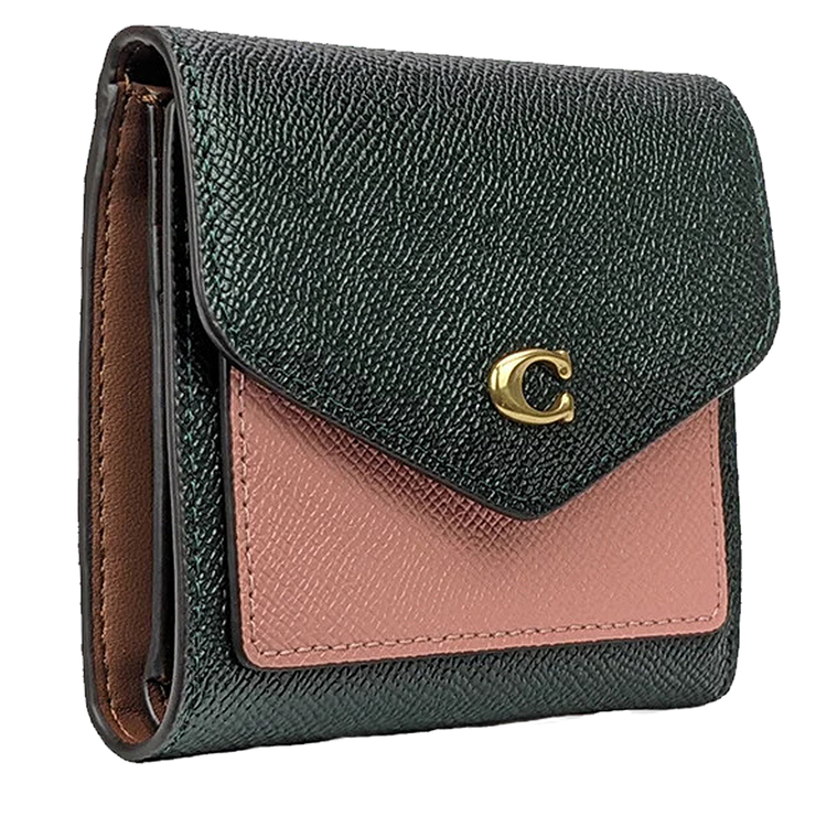 Buy Coach Wyn Small Wallet in Colorblock in Amazon Green Multi C2619 Online in Singapore | PinkOrchard.com