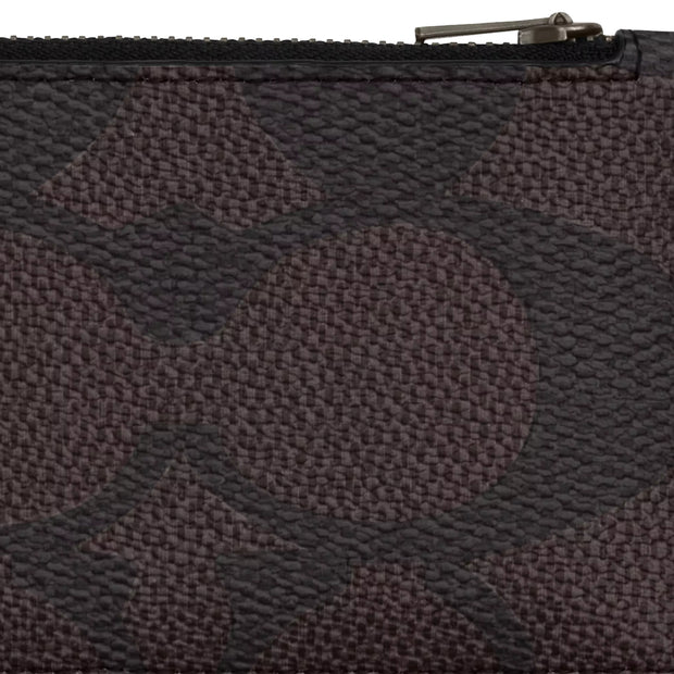 Buy Coach Zip Card Case In Blocked Signature Canvas in Walnut/ Tan CAB81 Online in Singapore | PinkOrchard.com