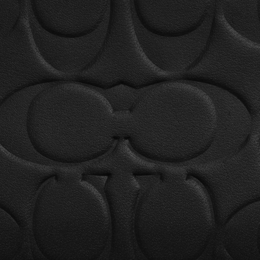 Buy Coach Zip Card Case In Signature Leather in Black CY906 Online