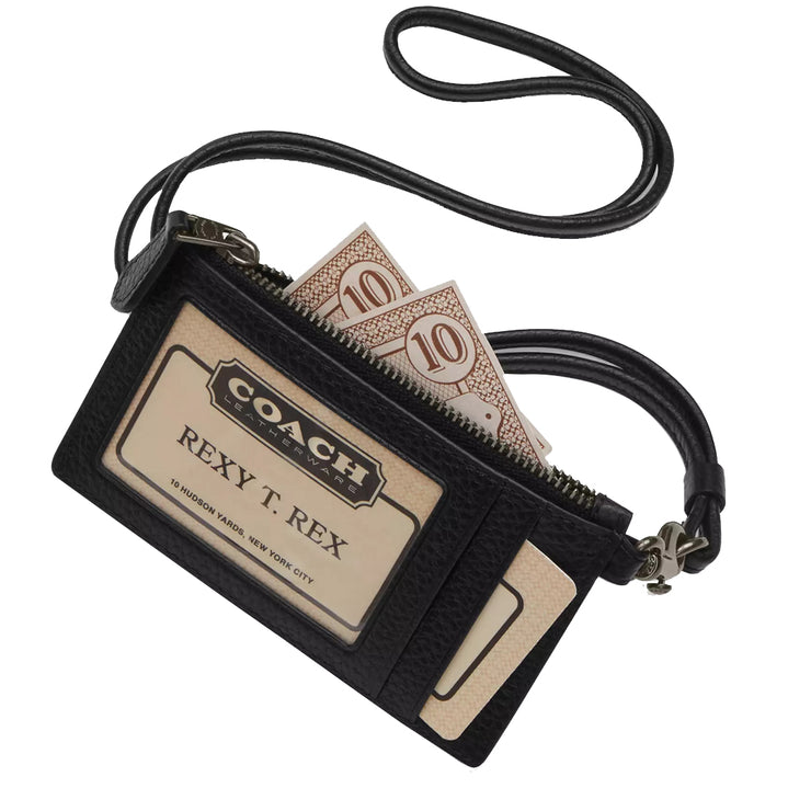 Buy Coach Zip Lanyard Card Case in Black CAJ45 Online in Singapore | PinkOrchard.com