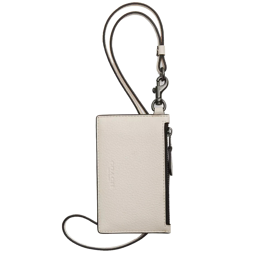 Buy Coach Zip Lanyard Card Case in Chalk CAJ45 Online in Singapore