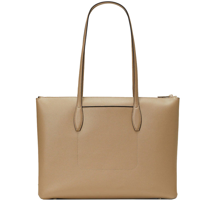 Kate Spade All Day Large Zip-Top Tote Bag in Timeless Taupe pxr00387